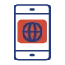 Pictogramme de téléphone mobile