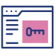 Pictogramme sur la sécurité en ligne