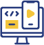 Écran et téléphone avec code