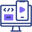 Écran et téléphone avec code